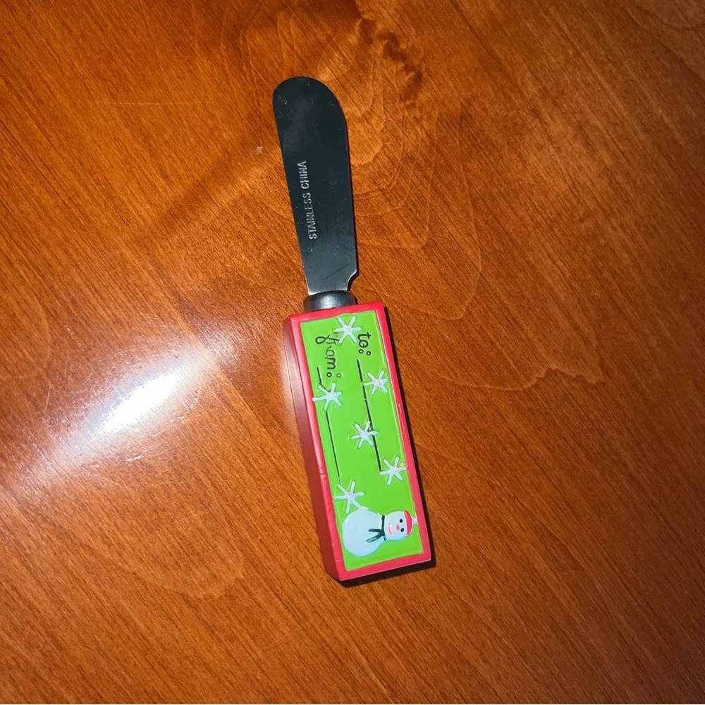 NWOT! Holiday Cheese Knife/Spreader - FREE - Picture 1 of 2